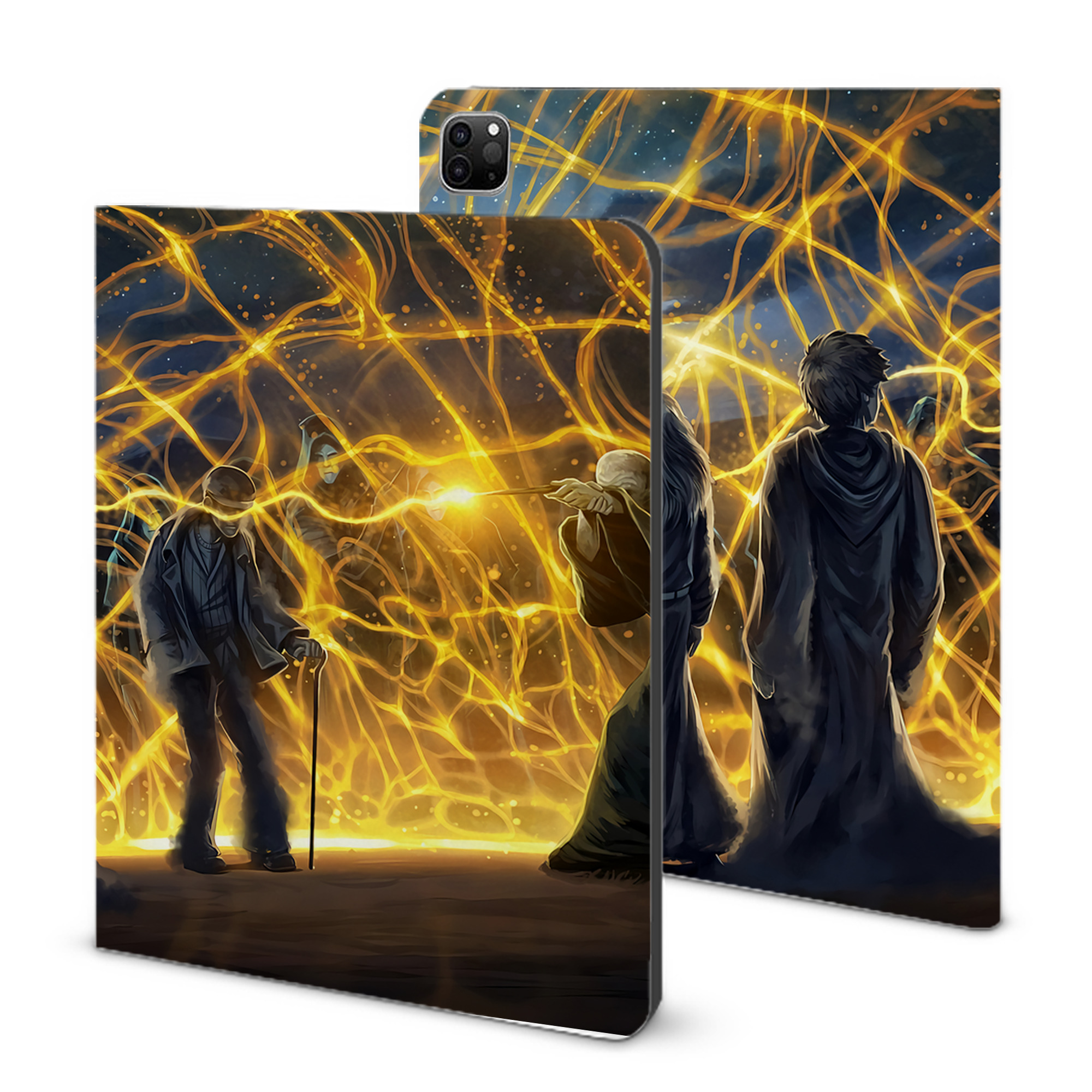 （画像用） Harry Potter ハリー・ポッターシリーズ IPad ケース ブック型 PUレザー TPU 耐衝撃 軽量 薄型 ペン収納なし 全面保護 IPad 各モデル対応